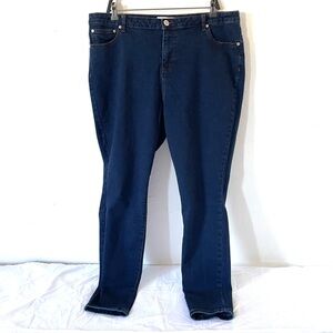 Eloquii Denim Blue Ankle Skinny Jeans